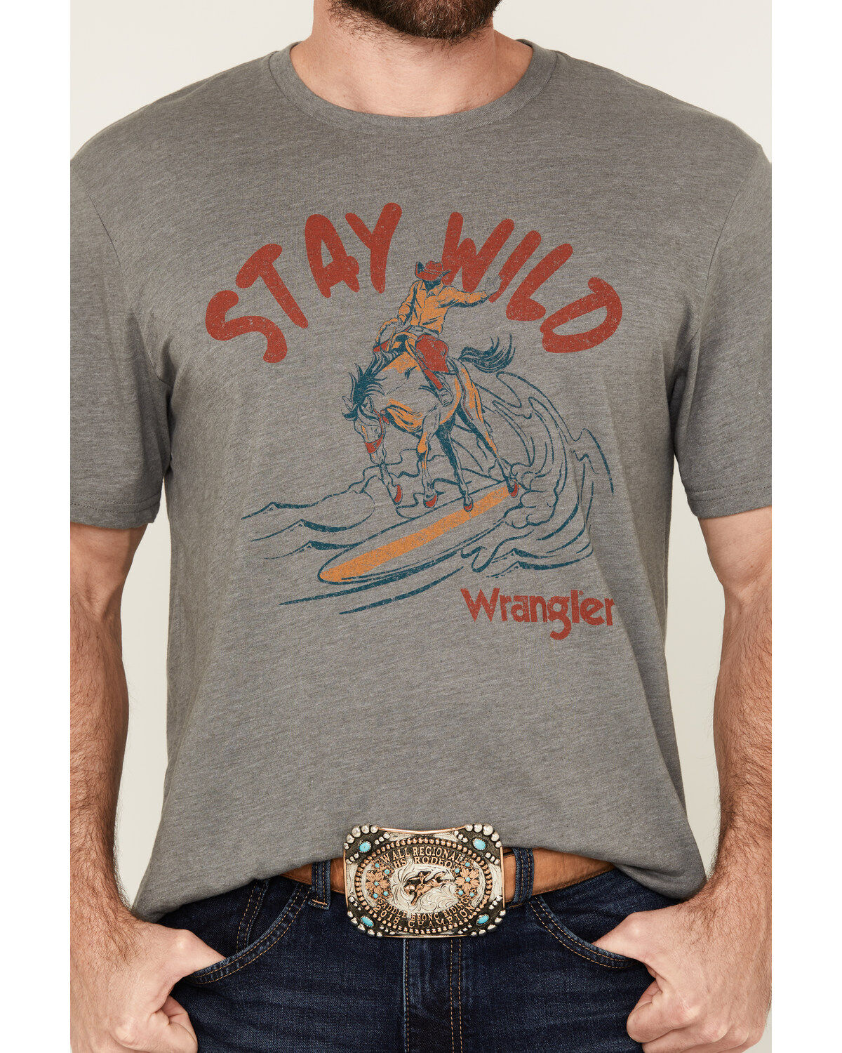 Wrangler Men's Stay Wild Short Sleeve Graphic T-Shirt