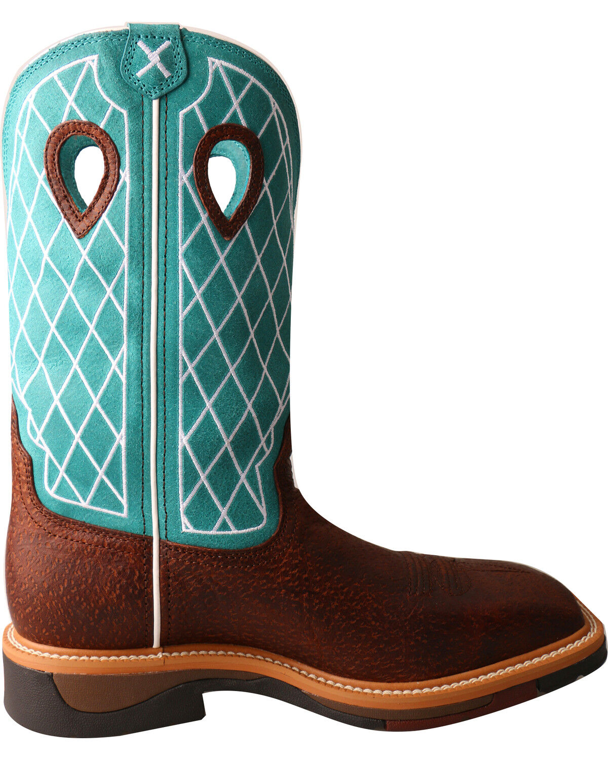 Twisted X Men's Pattern Steel Toe Western Work Boots