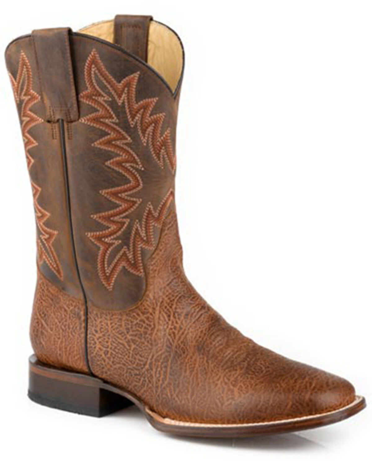 Stetson Men's Cole Western Boots - Broad Square Toe