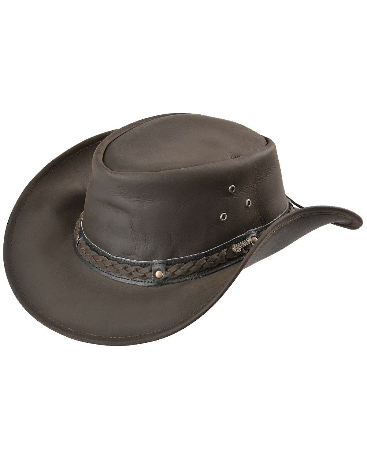 Outback Trading Men's Wagga Wagga Leather Hat