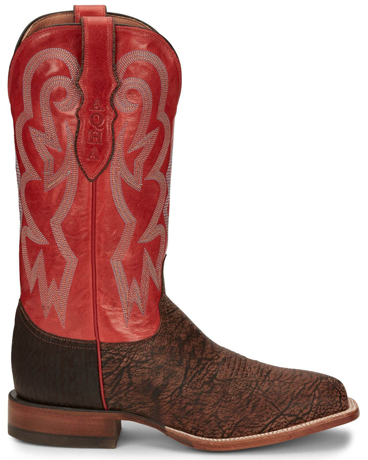 Justin Men's Mingus Walnut Western Boots - Broad Square Toe