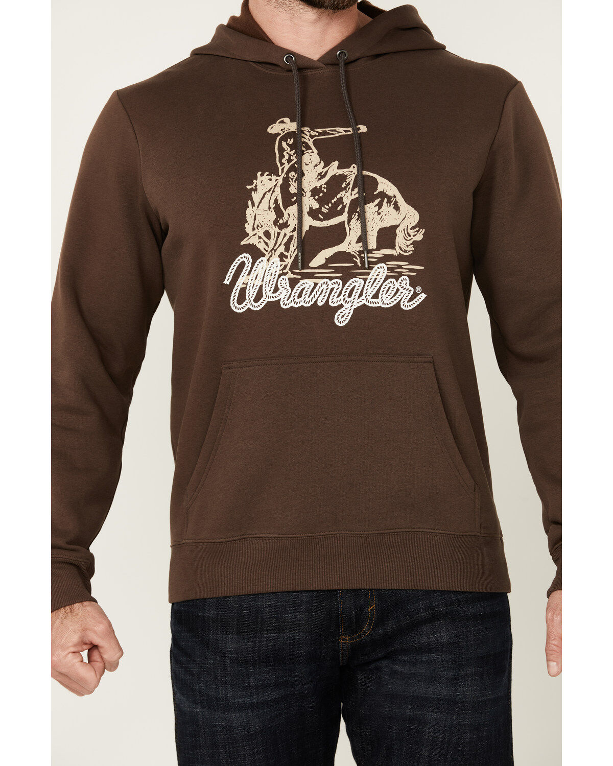 Wrangler Men's Boot Barn Exclusive Cowboy Rope Hooded Sweatshirt