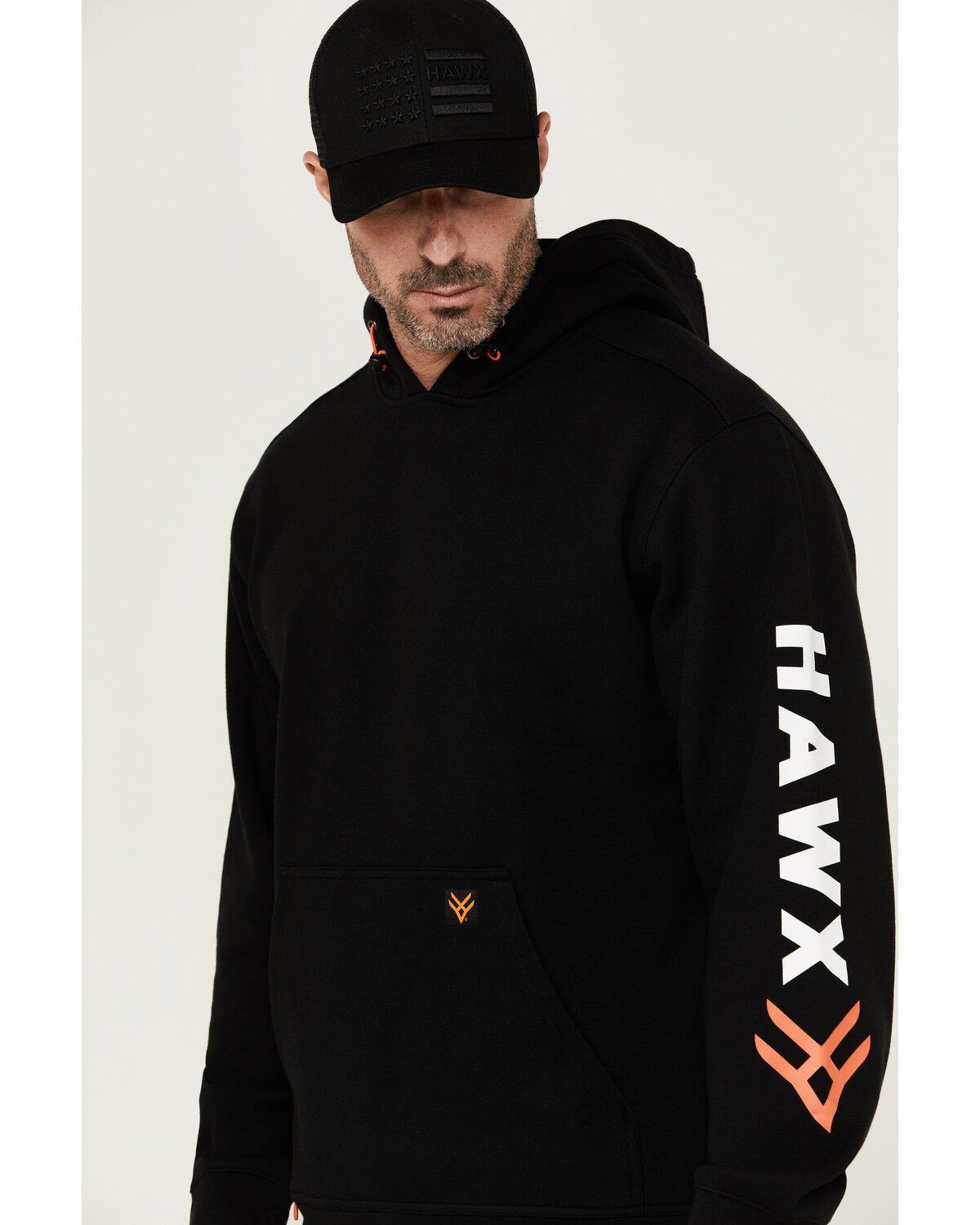 Hawx Men's Halstead Logo Sleeve Hooded Sweatshirt