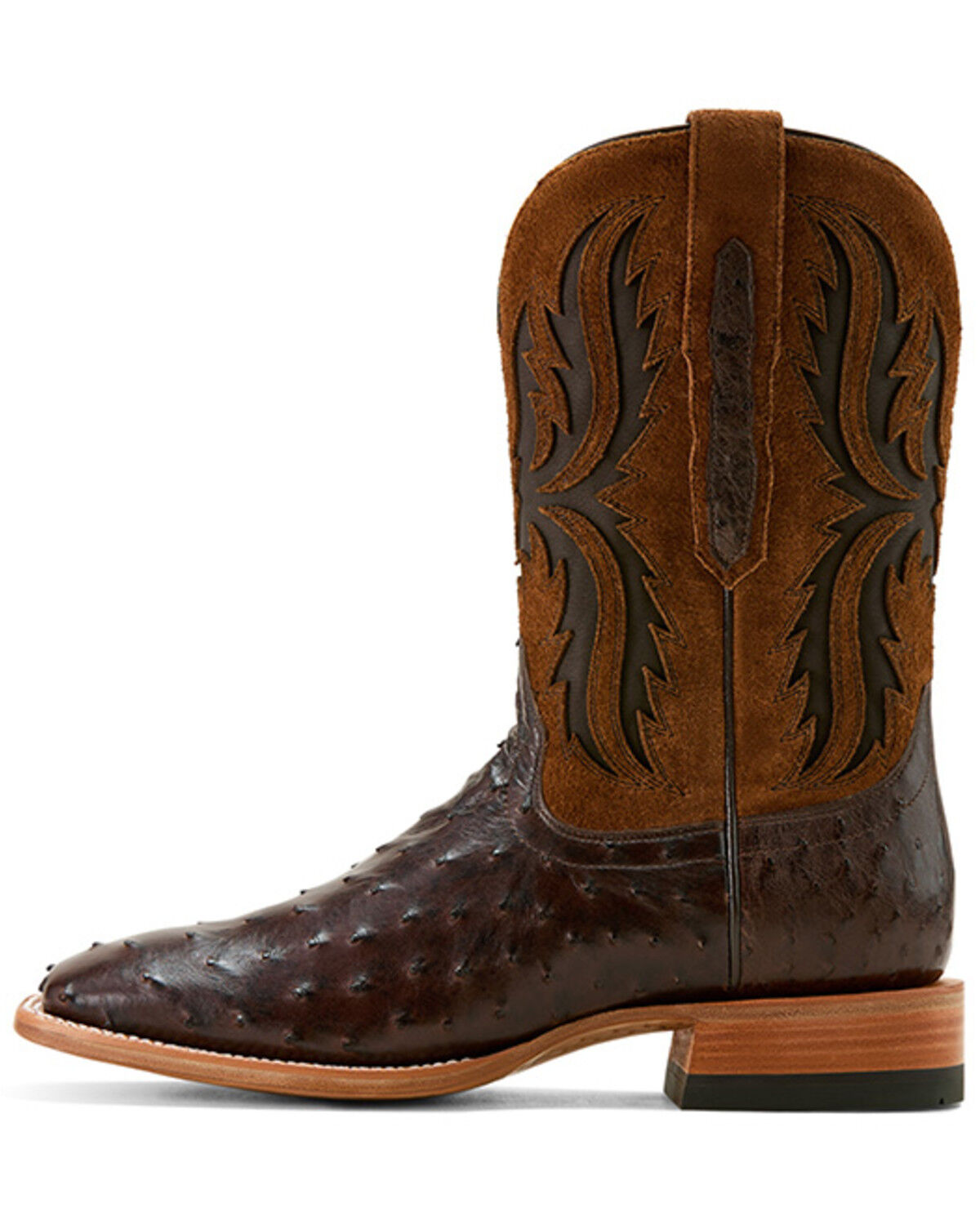 Ariat Men's Drifter Exotic Ostrich Western Boots - Broad Square Toe