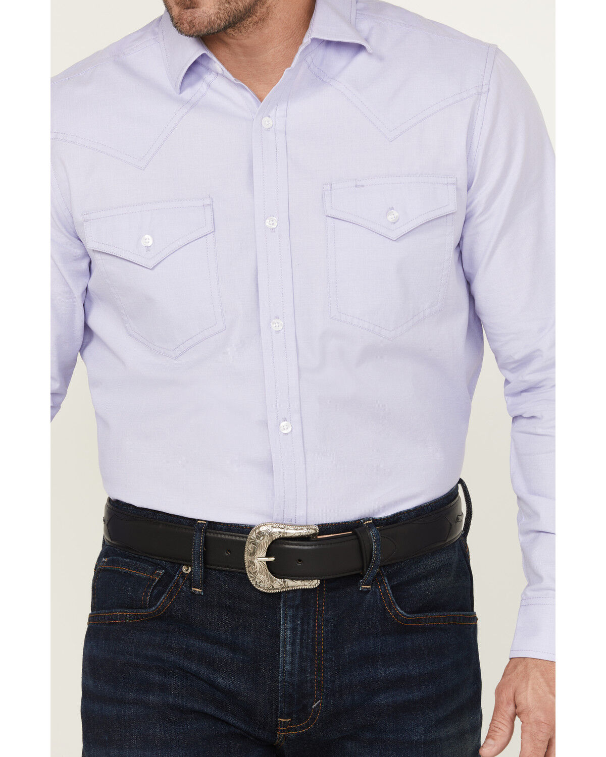 Cody James Black 1978® Men's Lawman Solid Long Sleeve Button-Down Western Shirt