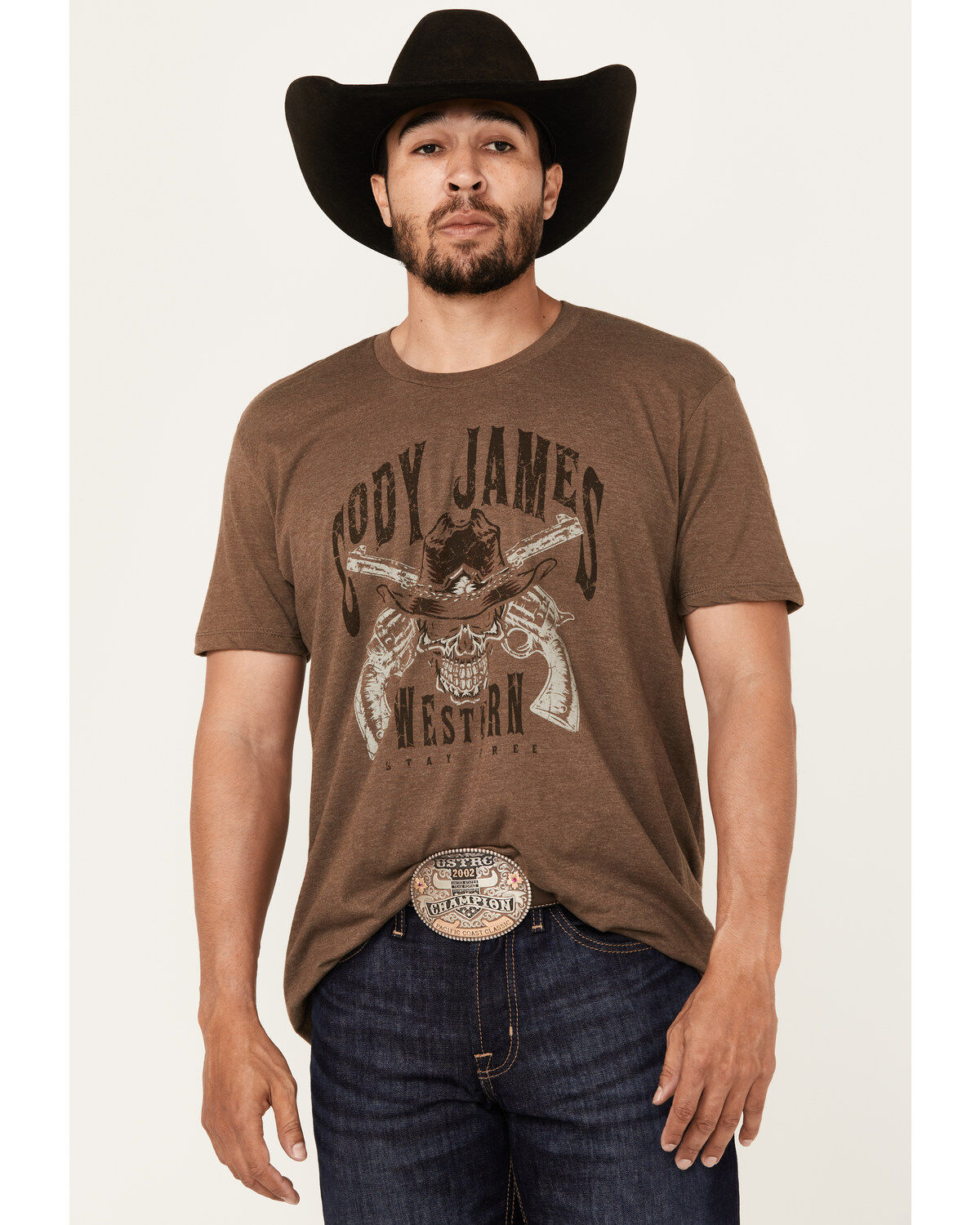 Cody James Men's Stay Free Short Sleeve Graphic T-Shirt