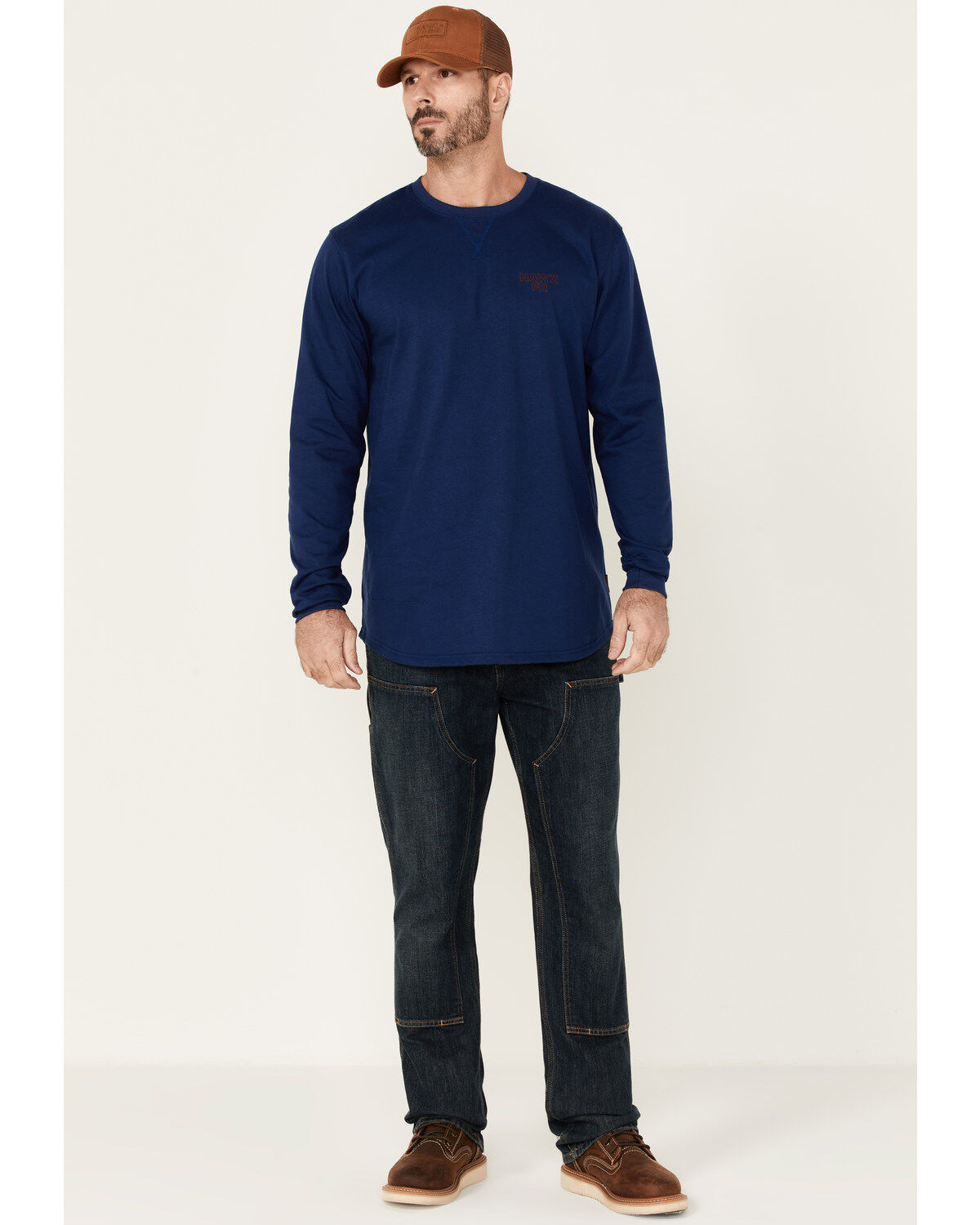 Hawx Men's FR Graphic Long Sleeve Work T-Shirt - Tall