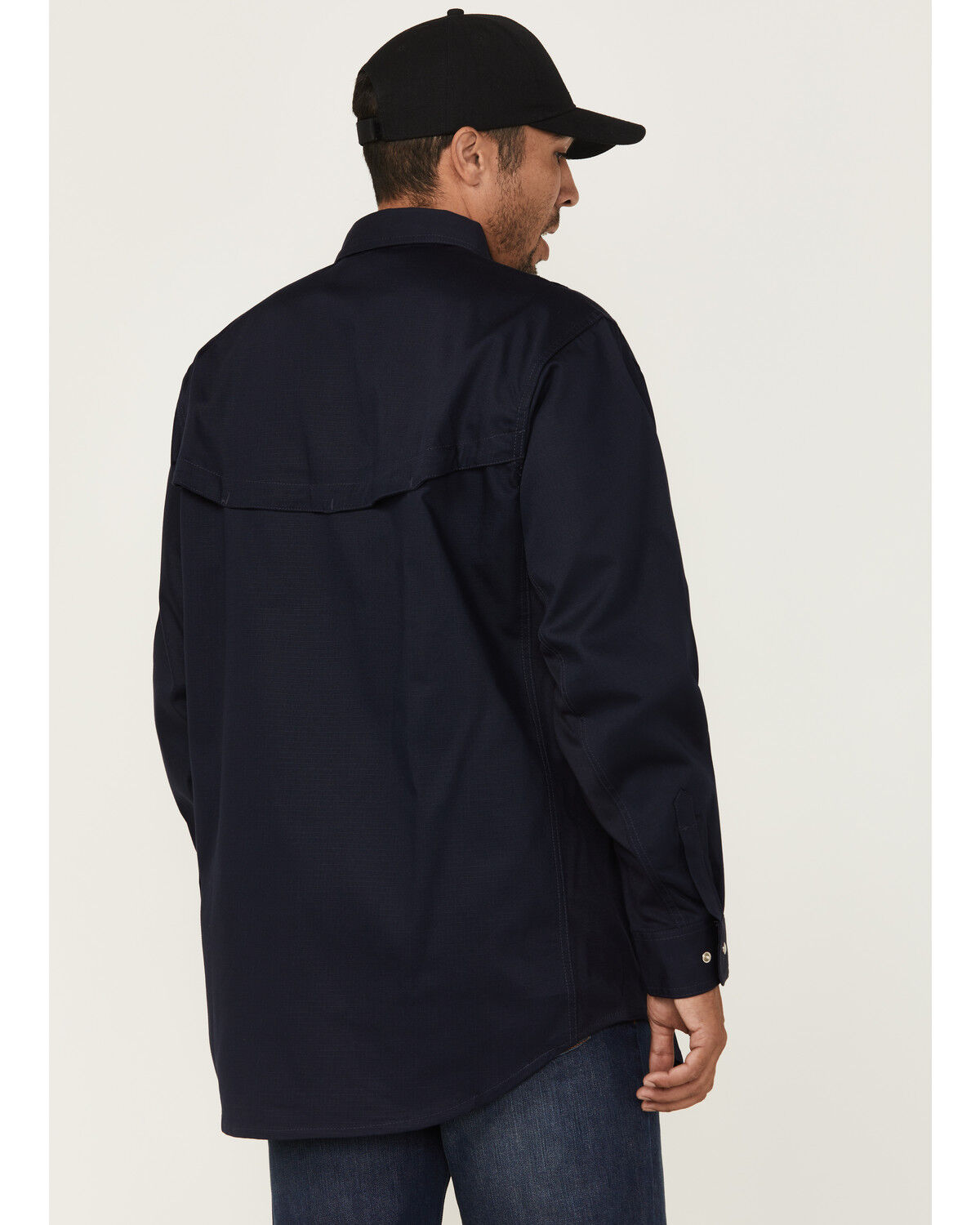 Forge Workwear Men's FR Lightweight Ripstop Vent Long Sleeve Snap Work Shirt