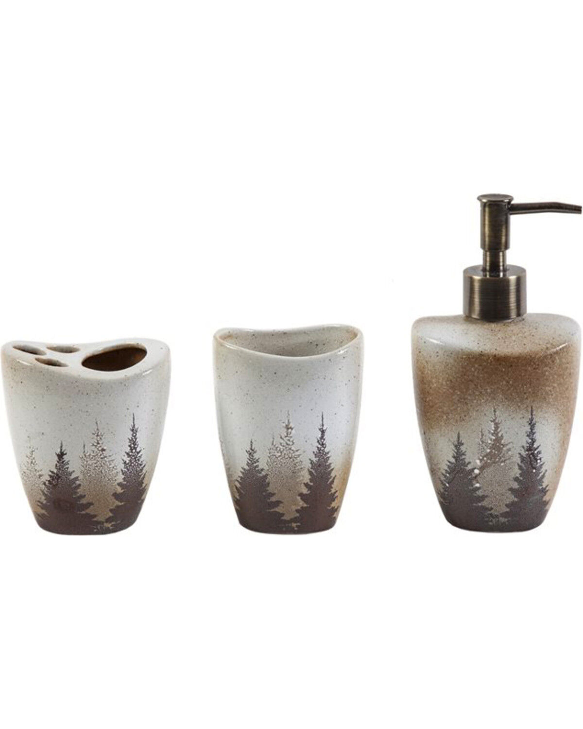 HiEnd Accents Clearwater Pines Bathroom Set - 3 Piece