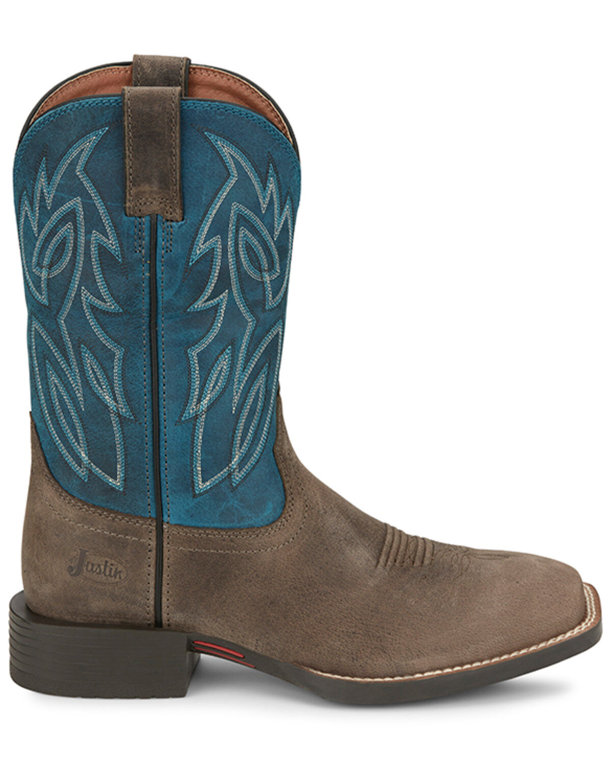 Justin Men's Canter Western Boots - Broad Square Toe