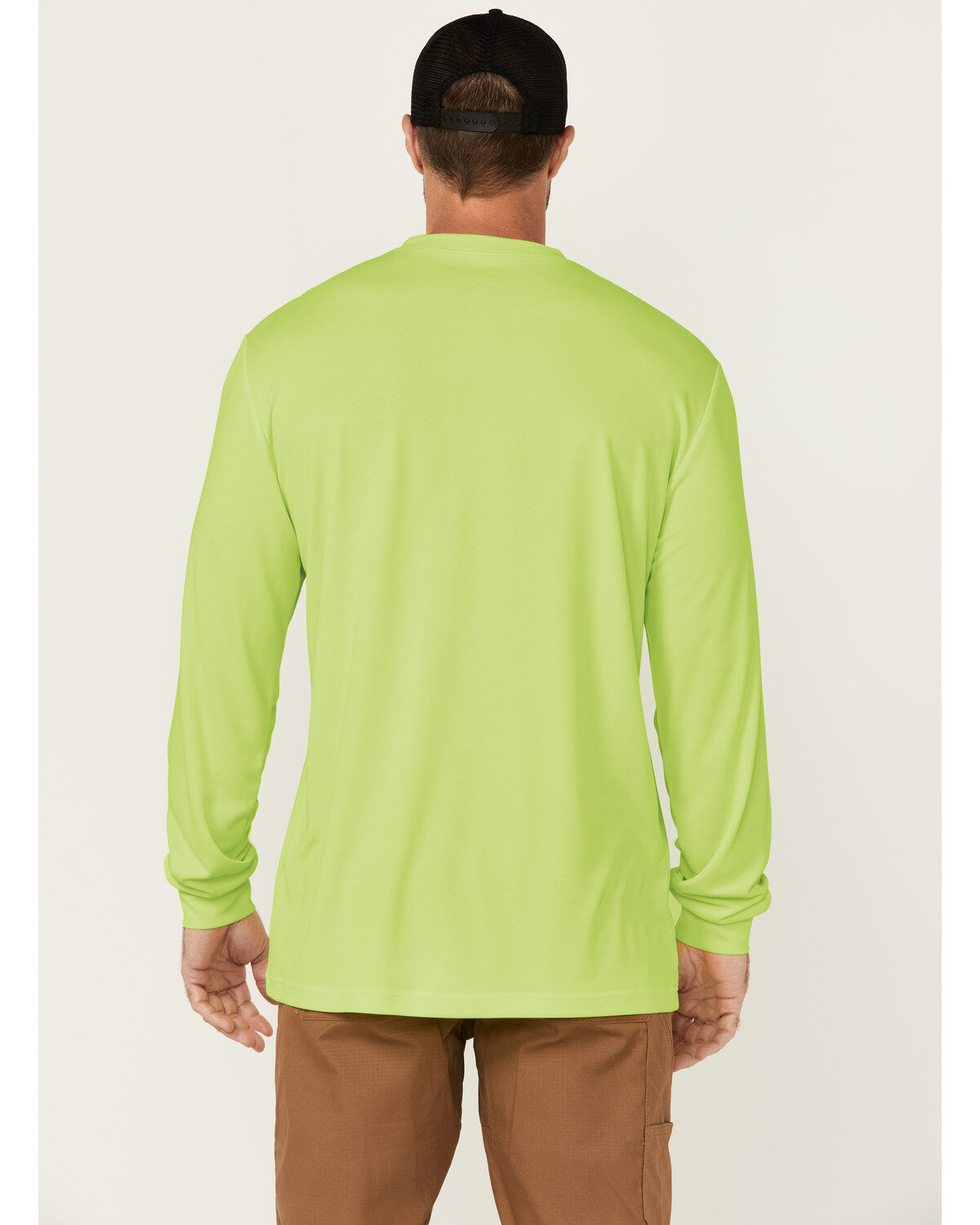 Hawx Men's Enhanced Visibility Long Sleeve Work T-Shirt