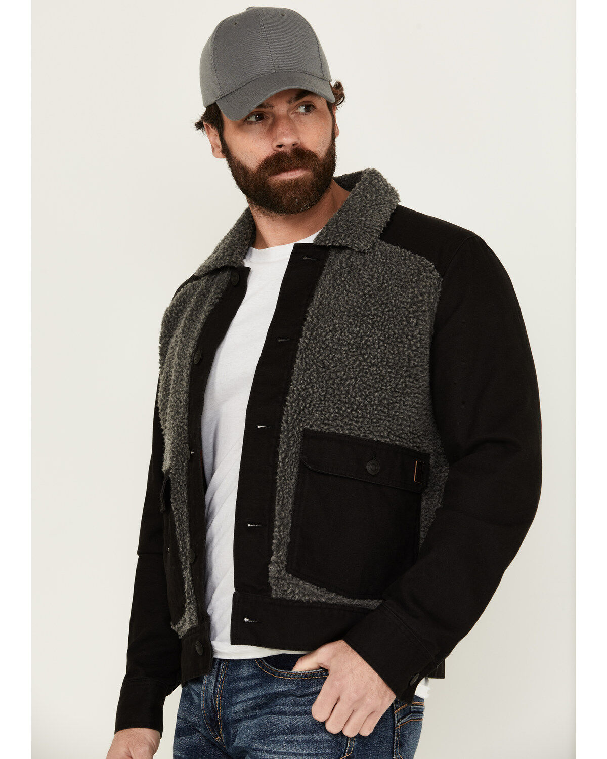 Brothers and Sons Men's Warren Blanket Sherpa Jacket
