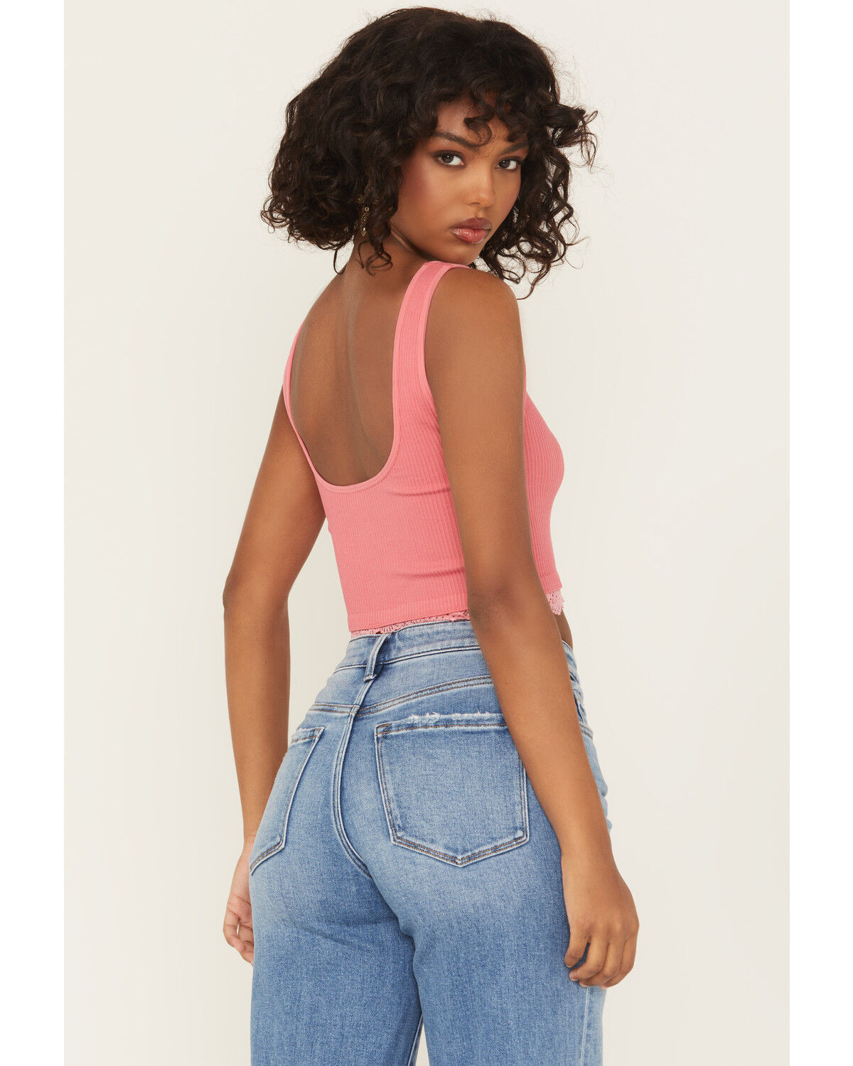 Fornia Women's Lace Trim Bralette