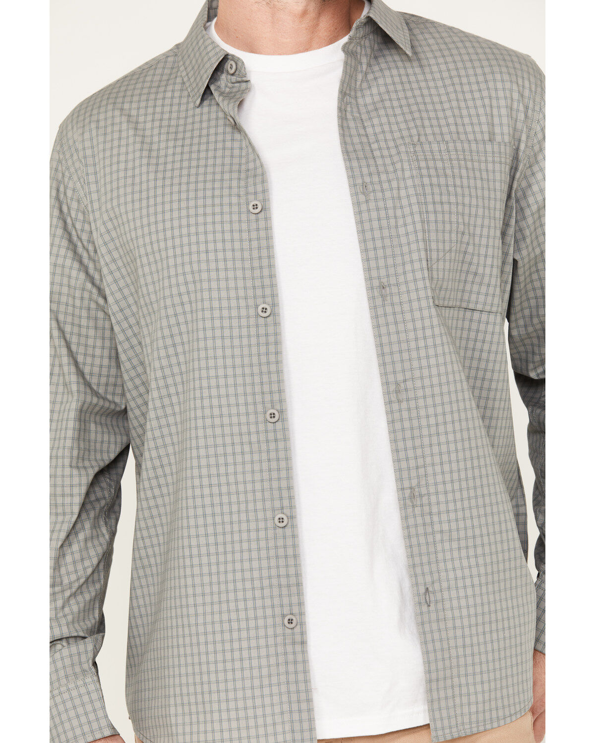 Brothers and Sons Men's Newkirk Plaid Print Long Sleeve Button-Down Western Performance Shirt