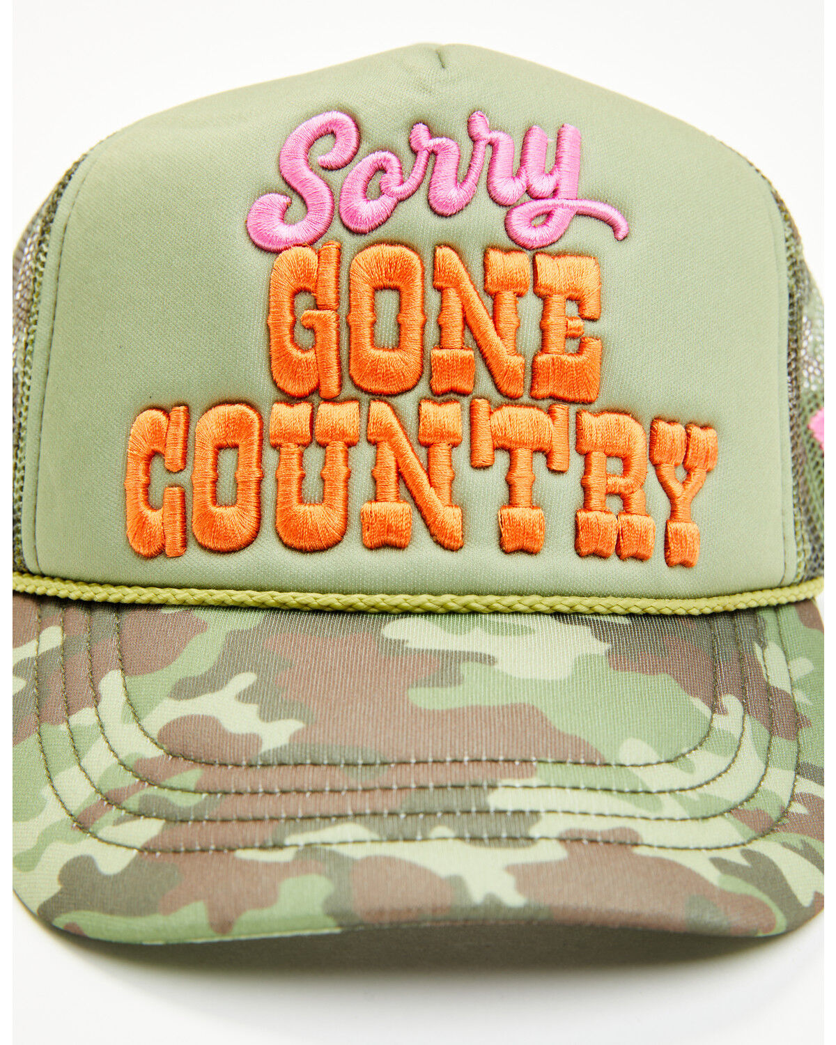 Idyllwind Women's Sorry Gone Country Camo Print Ball Cap