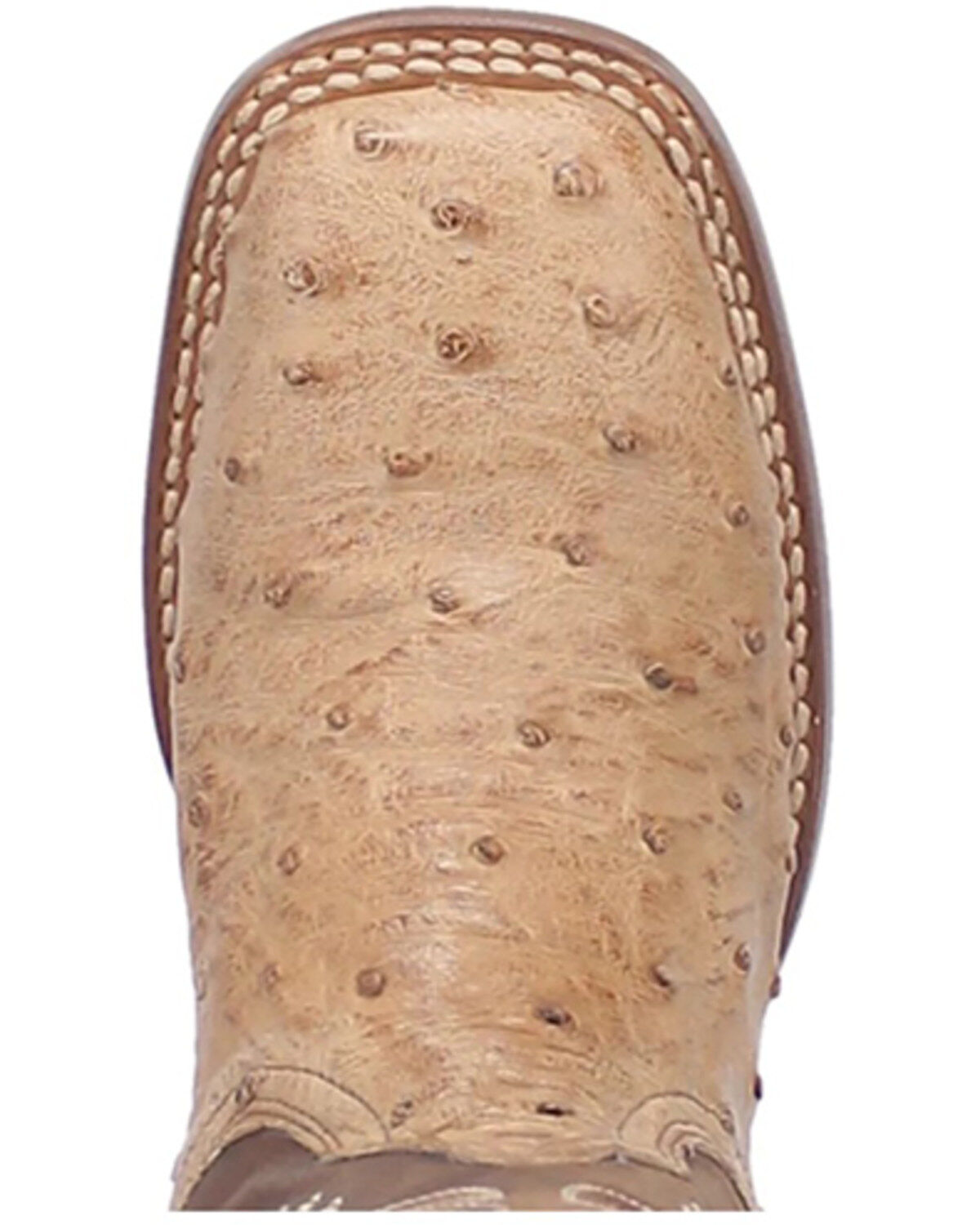 Dan Post Women's Exotic Full Quill Ostrich Western Boots - Broad Square Toe