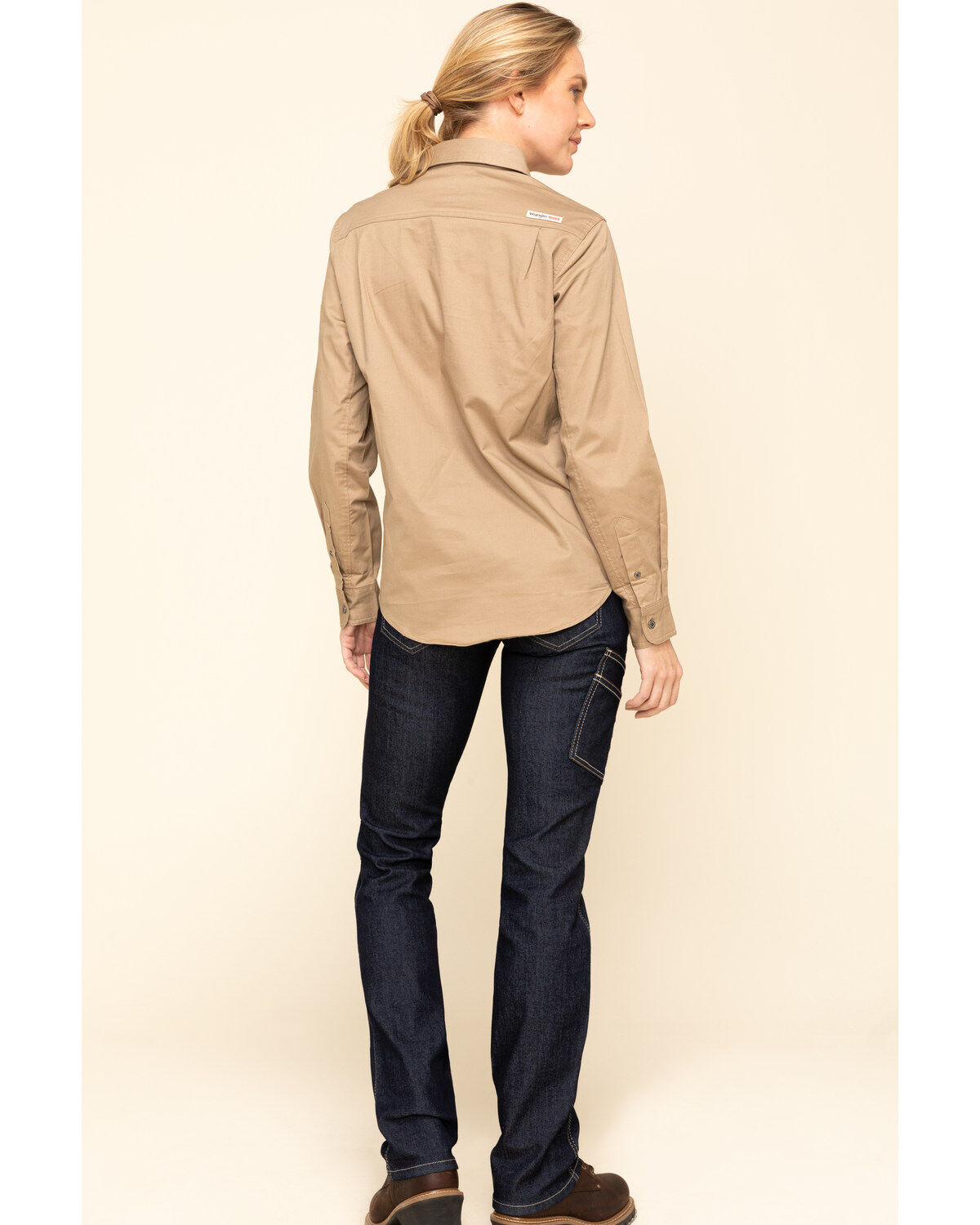 Ariat Women's Rebar Mid Rise Durastretch Raven Rinse Work Straight Jeanss