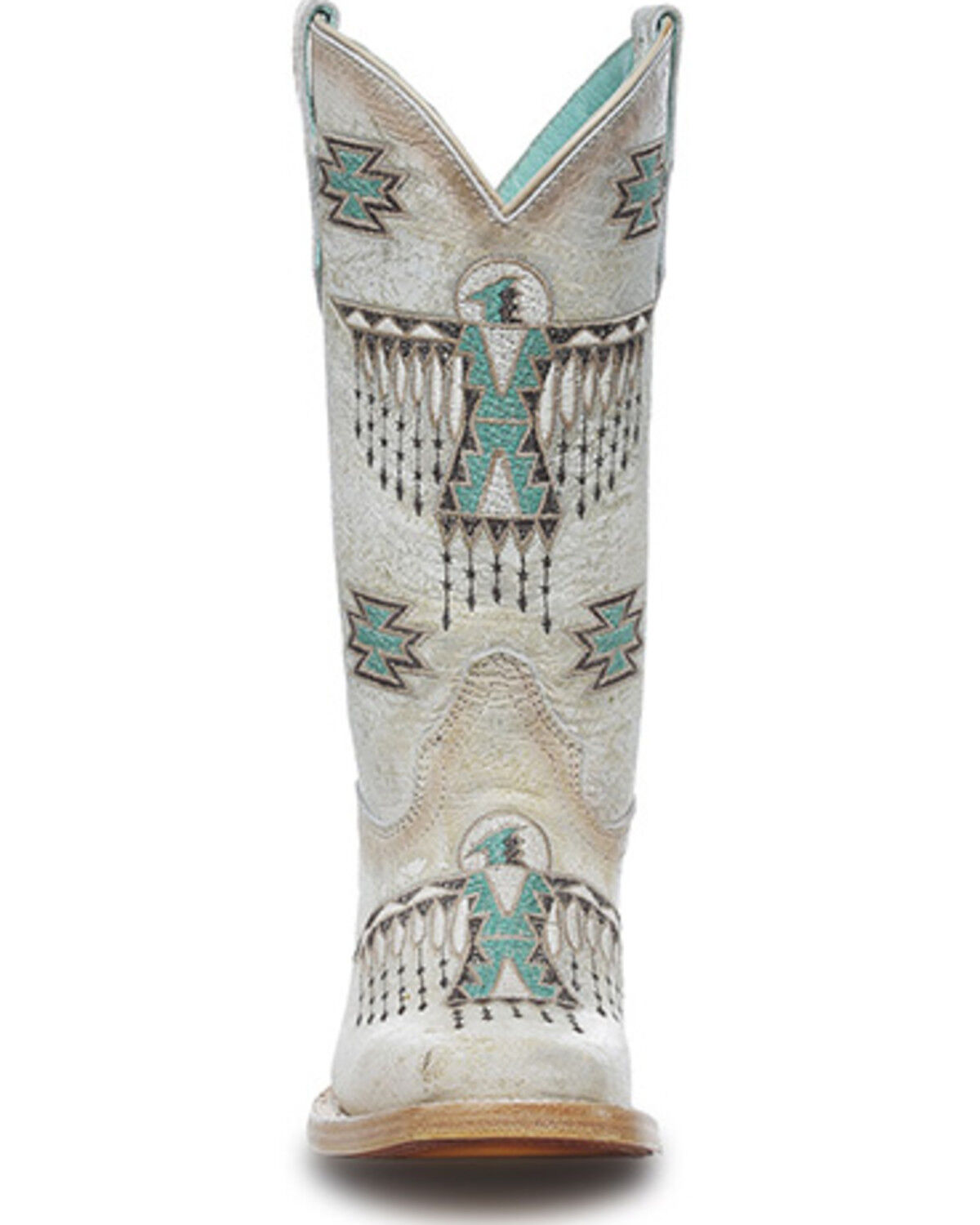 Corral Girls' Embroidered Western Boots - Square Toe