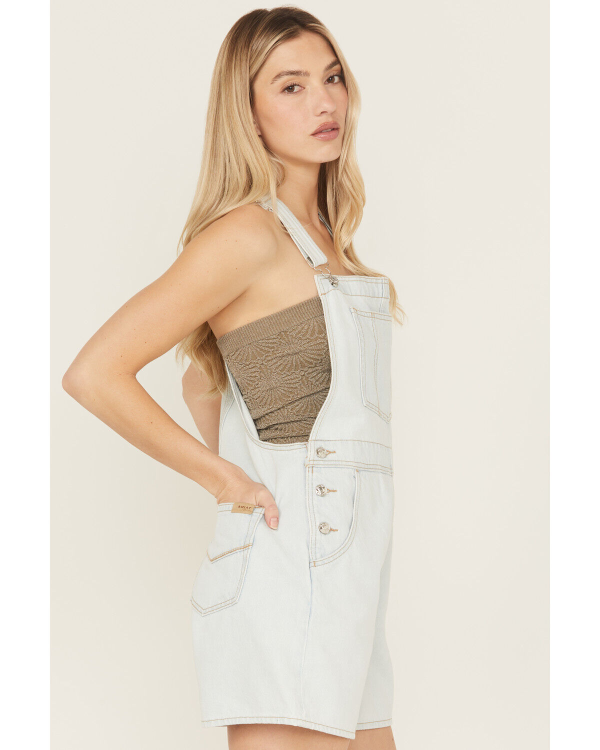 Ariat Women's Ophelia Light Wash Shortalls