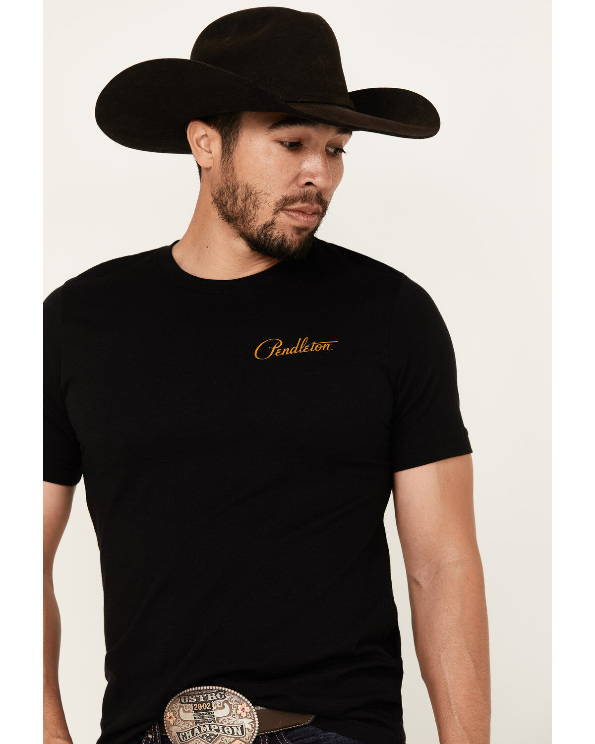 Pendleton Men's Boot Barn Exclusive Bison Harding Logo Short Sleeve Graphic T-Shirt