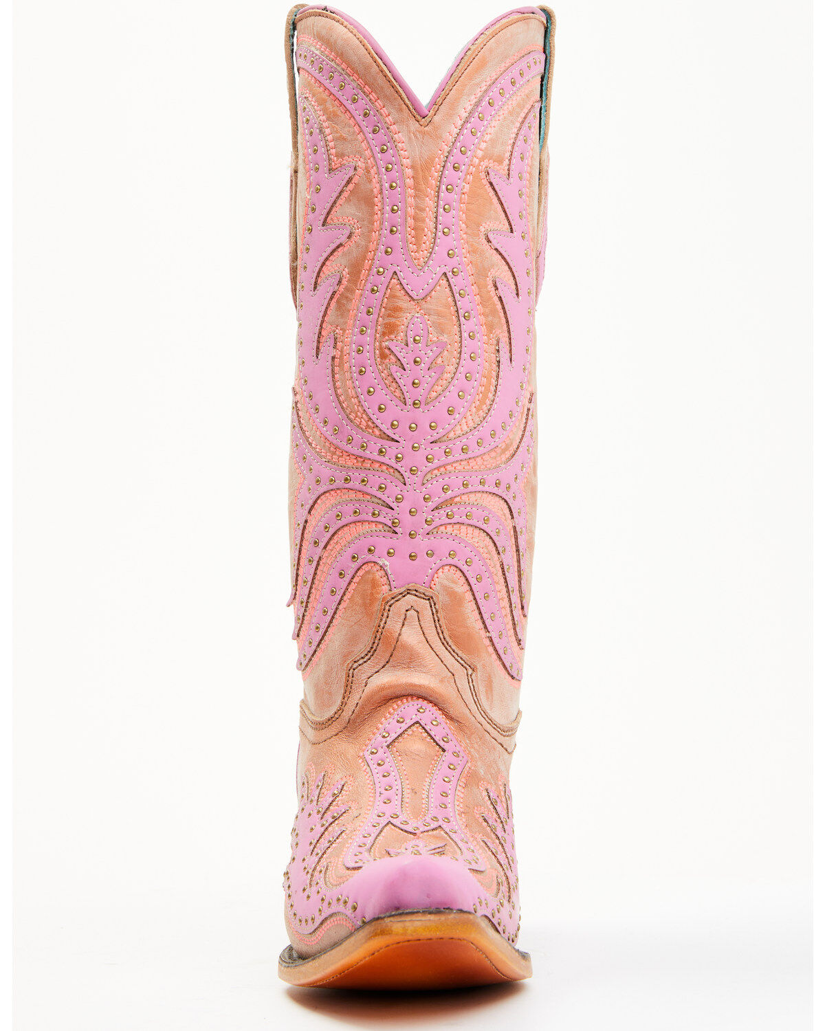 Corral Women's Studded Neon Blacklight Western Boots - Snip Toe