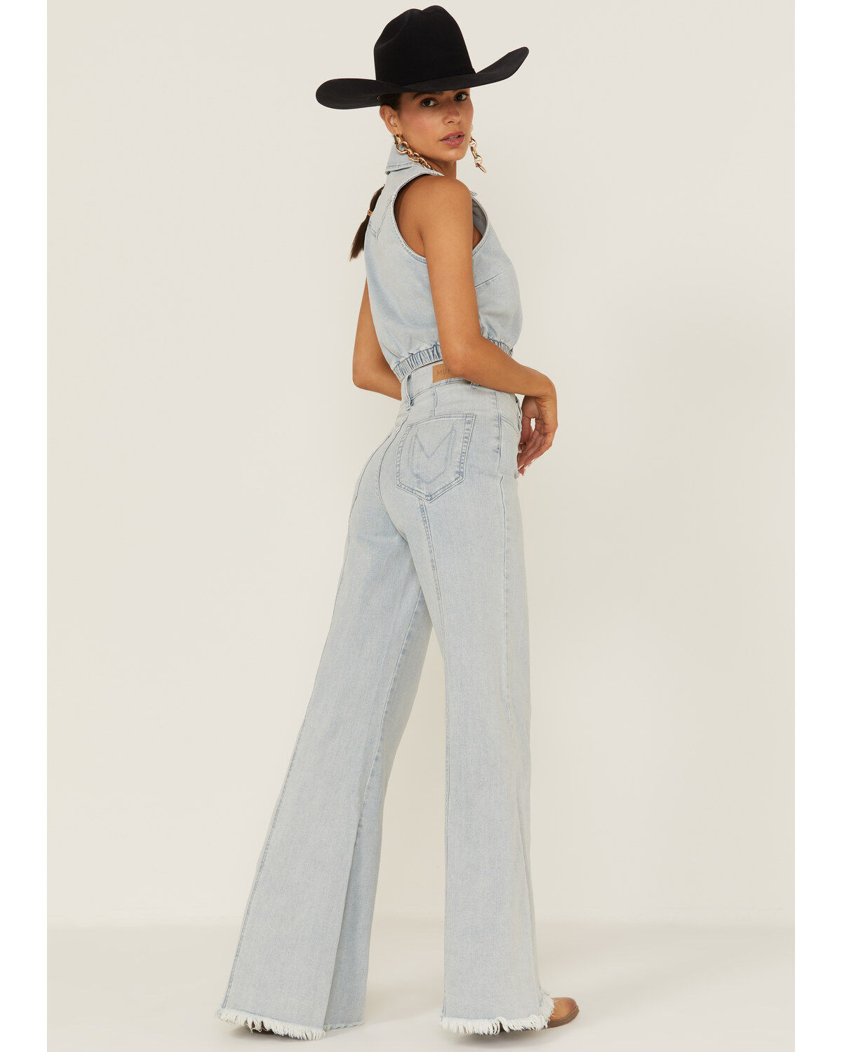 Show Me Your Mumu Women's Ashbury Wide Leg Jeans