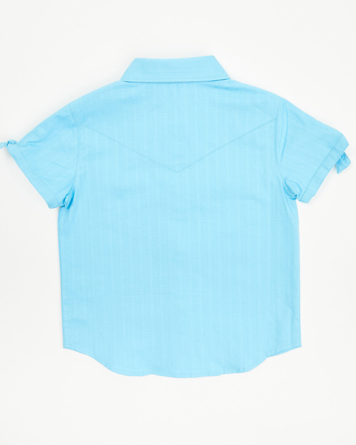 Shyanne Toddler Girls' Shadow Dobby Print Short Sleeve Snap Western Shirt