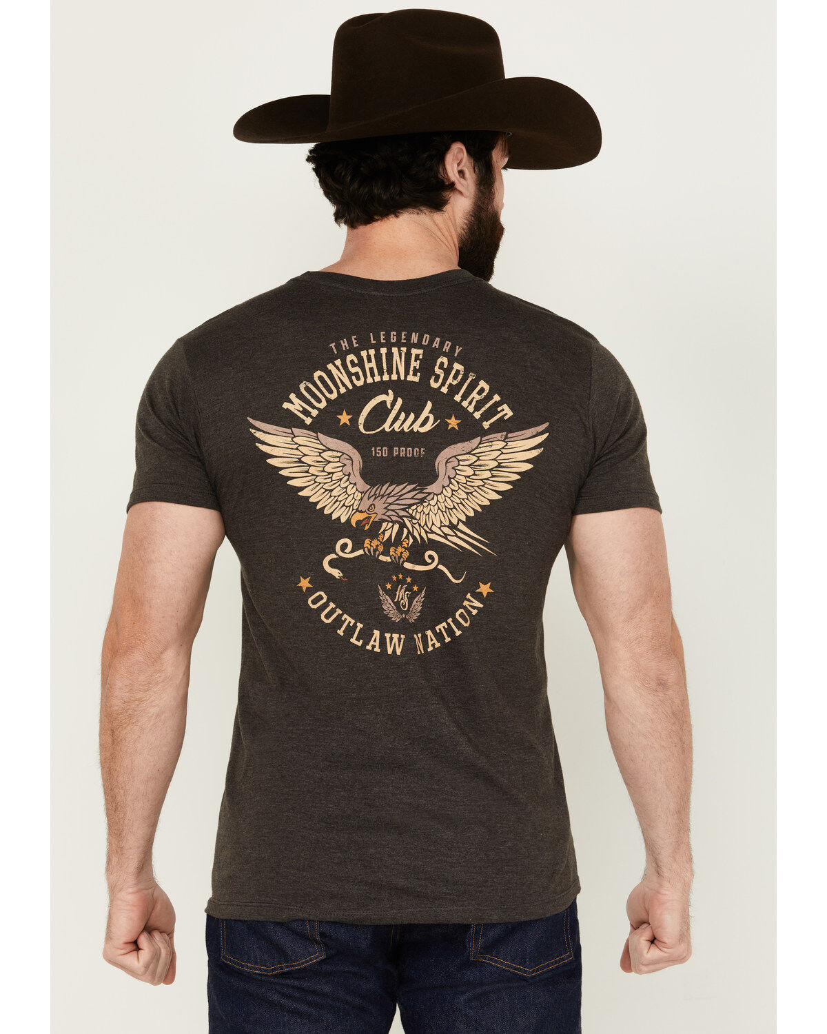 Moonshine Spirit Men's Moonshine Club Short Sleeve Graphic T-Shirt