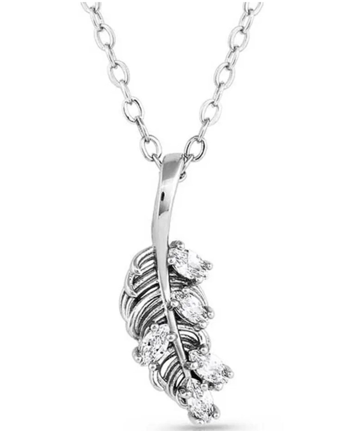 Montana Silversmiths Women's Bridgerton Feather Necklace