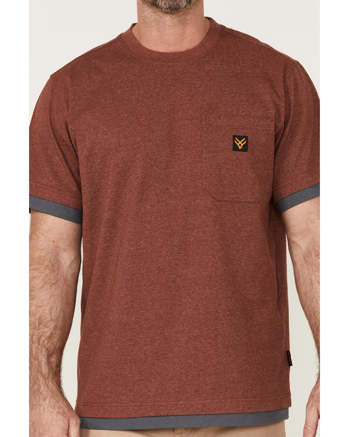 Hawx Men's Layered Work Pocket T-Shirt