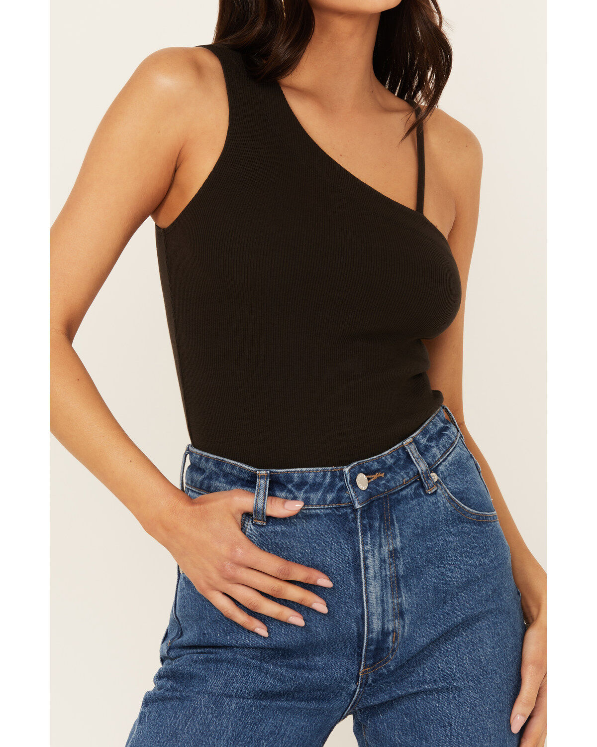 People of Leisure Women's Hollie One Shoulder Tank