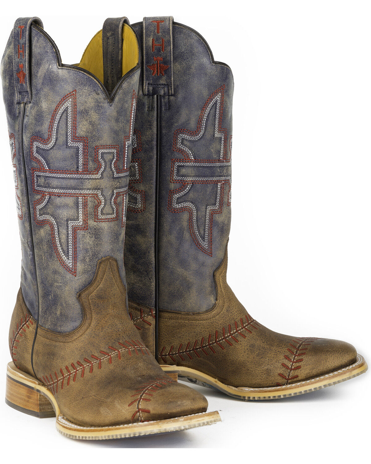 Tin Haul Men's Slugger Western Boots - Broad Square Toe