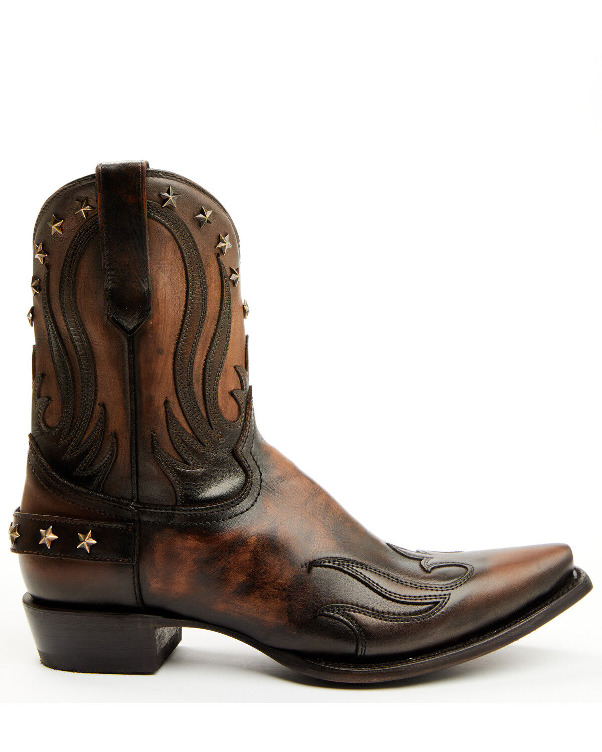 Corral Men's Overlay Short Western Boots - Snip Toe