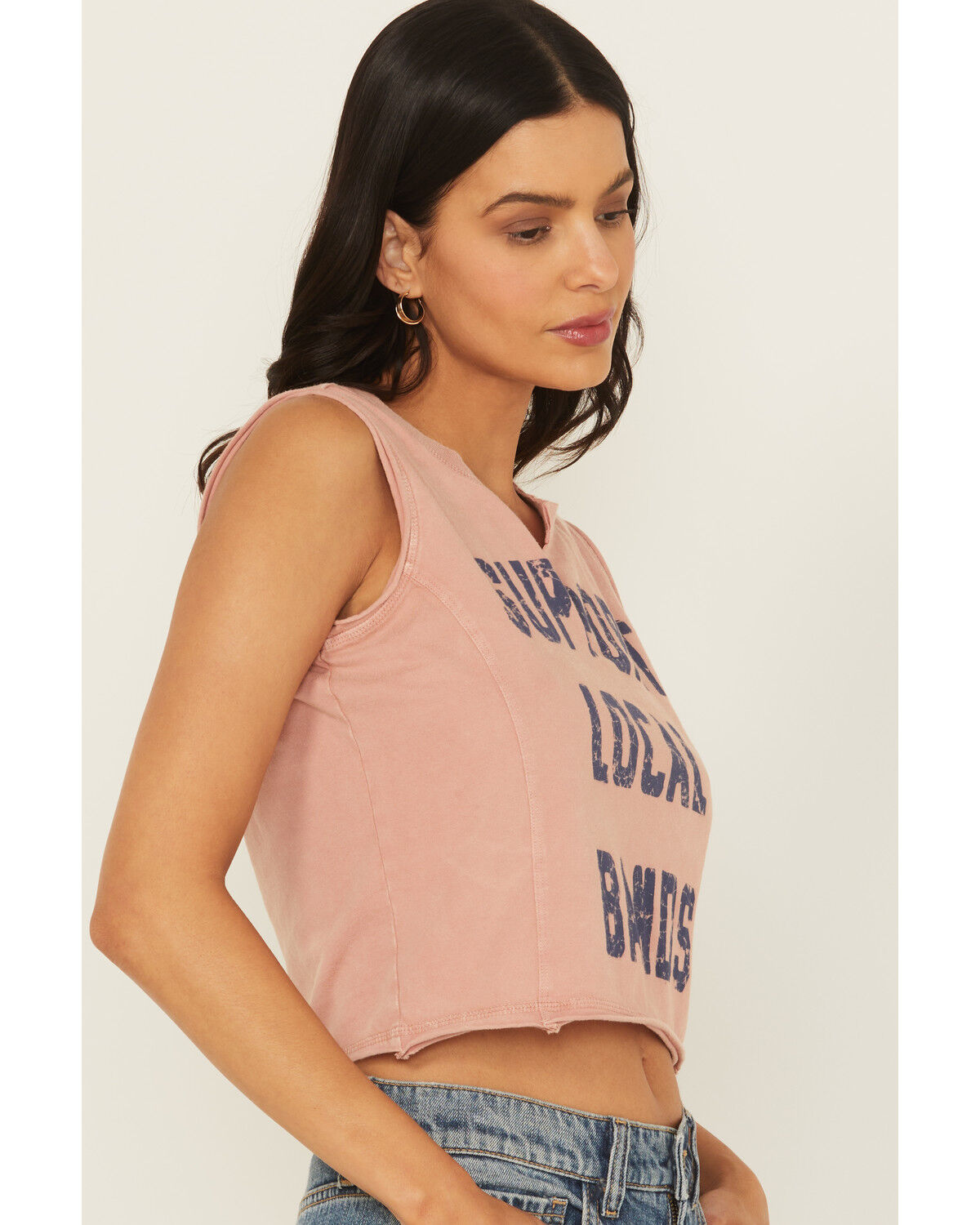 Cleo + Wolf Women's Ezra Support Local Bands Graphic Tank