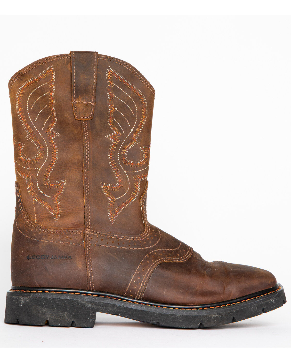 Cody James® Men's Broad Square Toe Western Work Boots