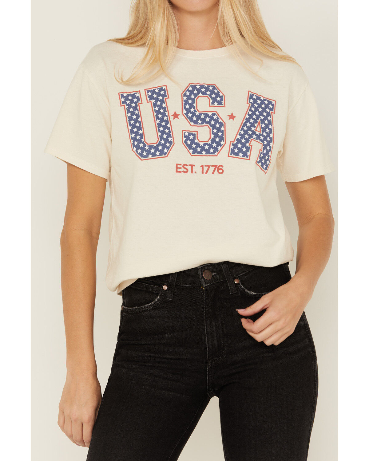 Youth in Revolt Women's USA EST. 1776 Short Sleeve Graphic Tee