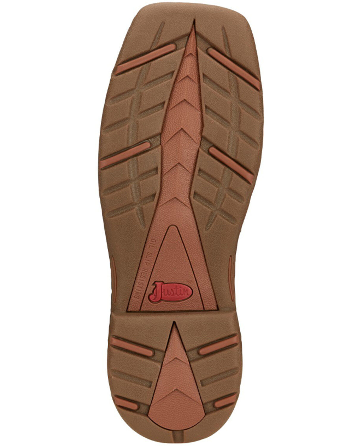 Justin Men's Rush Short Base Performance Western Boots - Broad Square Toe