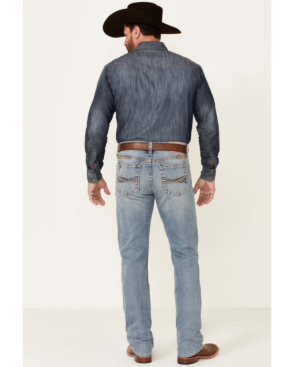 Cody James Core Men's Pistol Light Performance Stretch Slim Straight Jeans