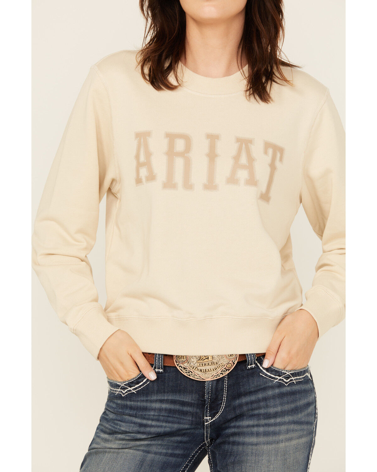 Ariat Women's Essential Logo Crewneck Sweatshirt