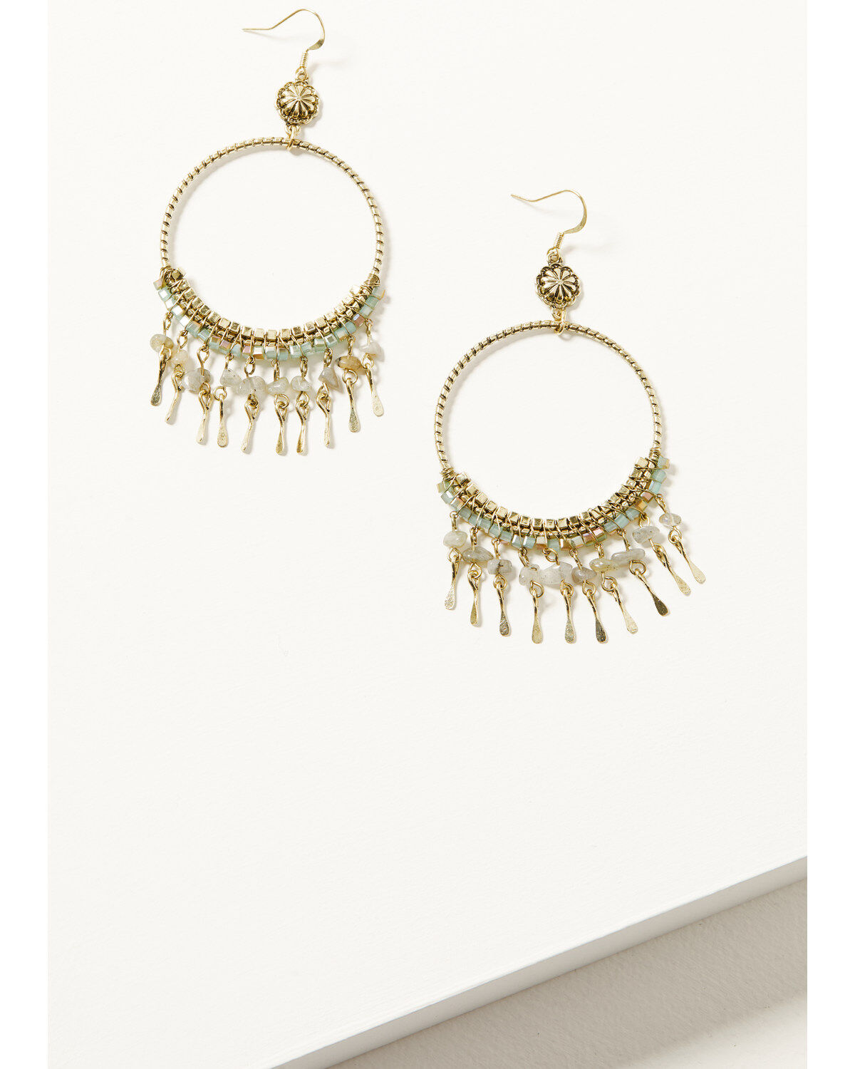 Shyanne Women's Soleil Gold Hoop Earrings