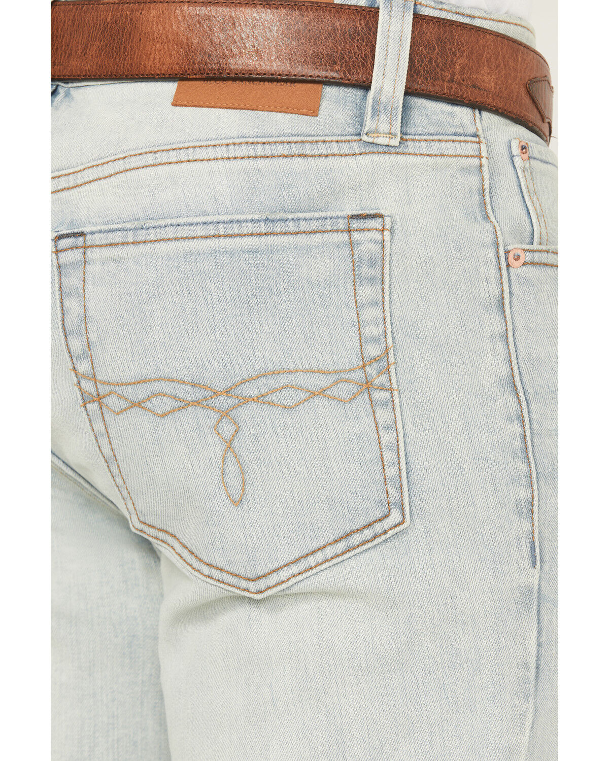 Blue Ranchwear Men's Savage Light Wash Slim Straight Stretch Denim Jeans