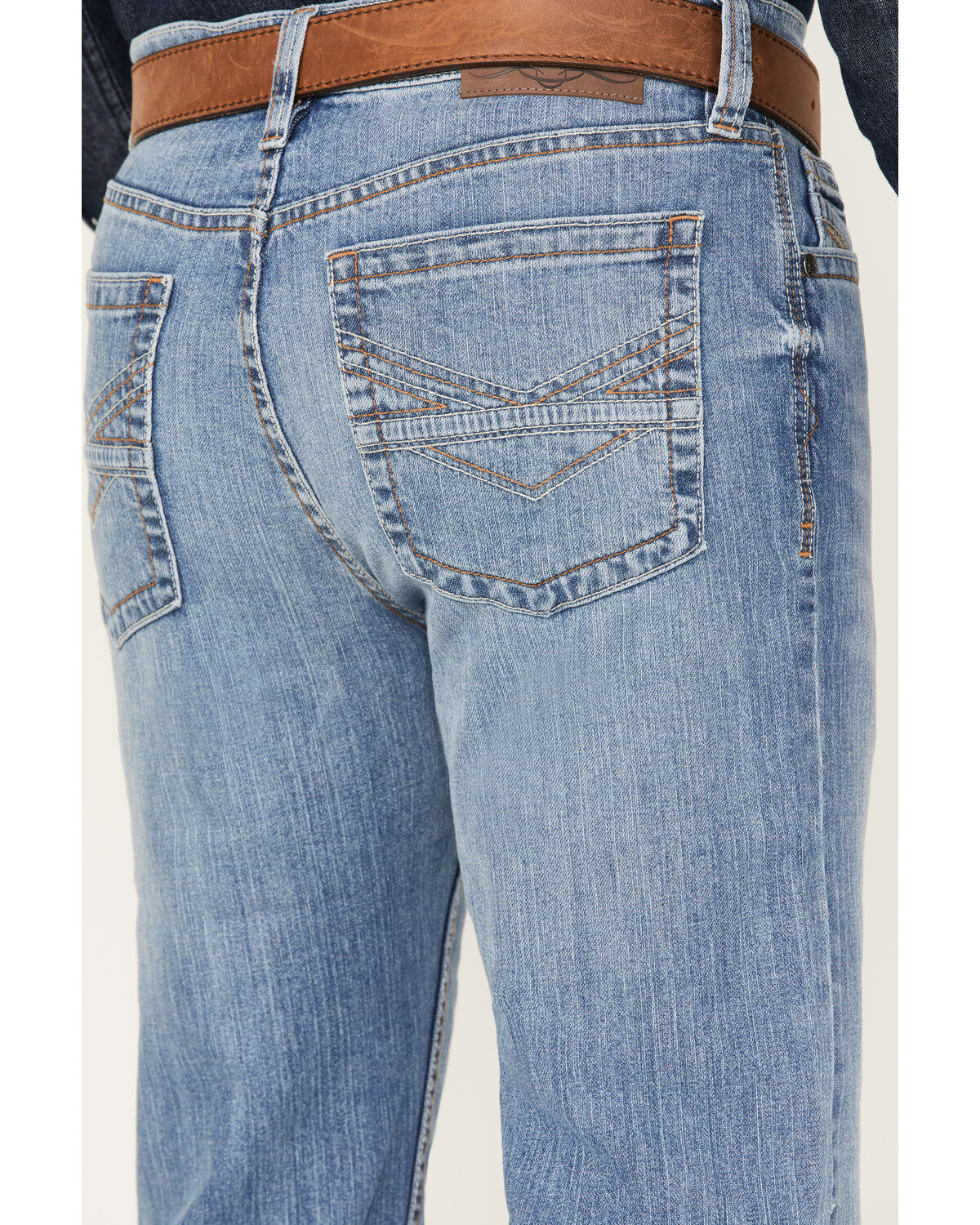 Cody James Men's Dash Light Wash Relaxed Stretch Bootcut Jeans