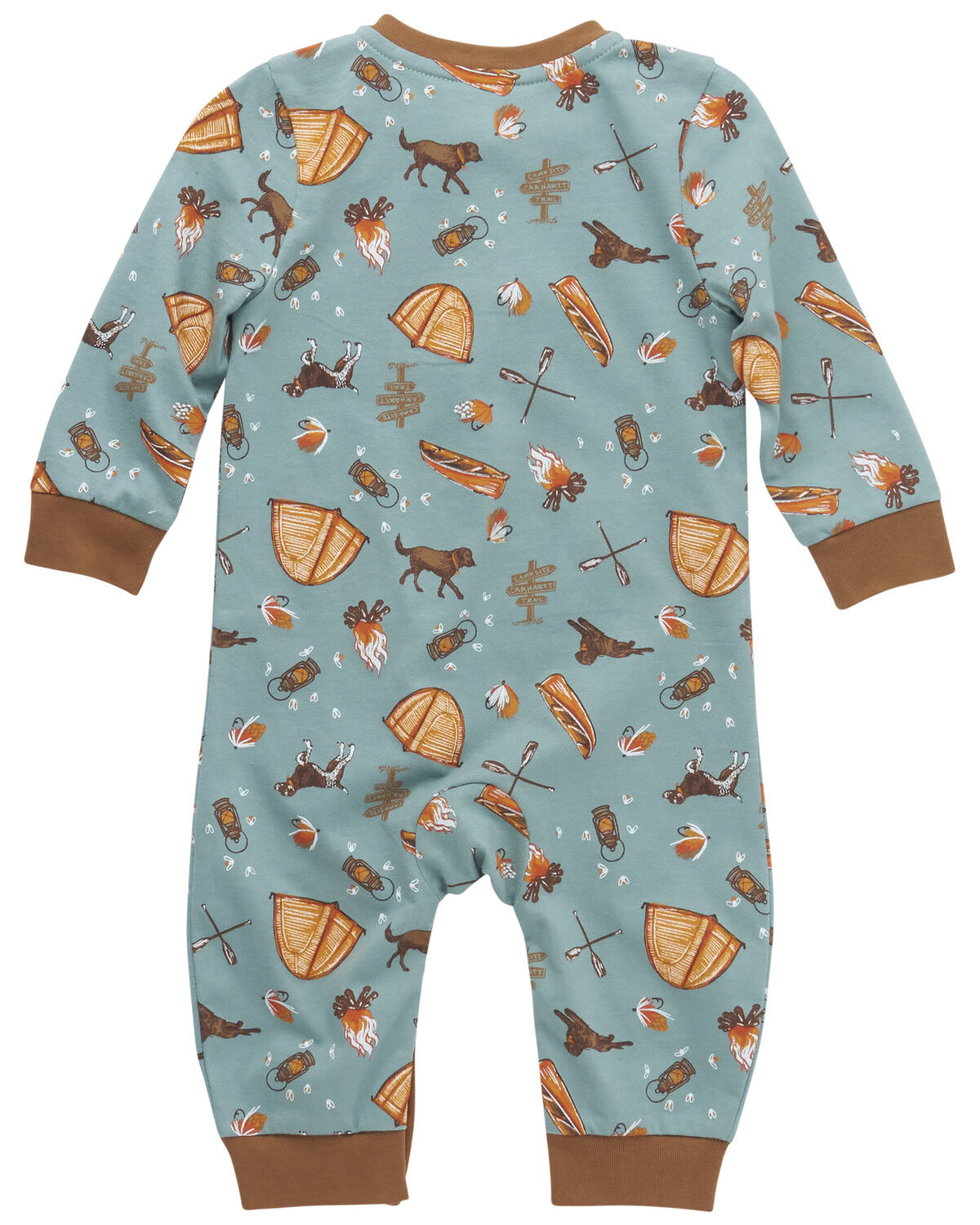 Carhartt Infant Boys' Camping Print Long Sleeve Onesie