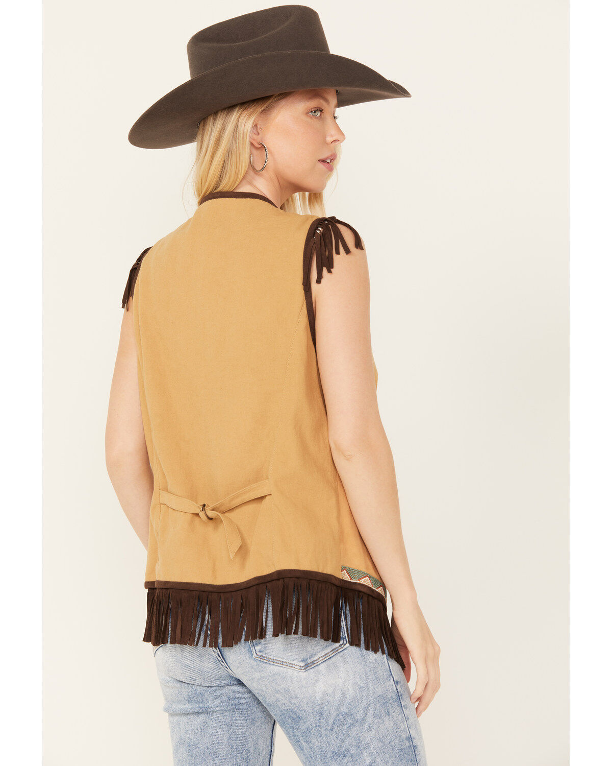 Double D Ranch Women's Natural American Brand Courage Vest