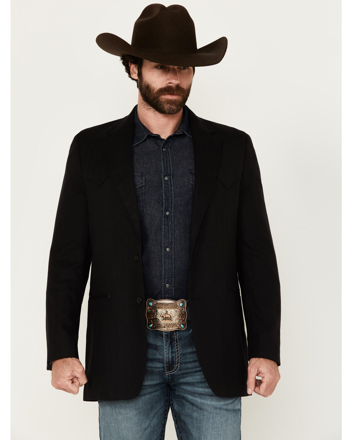 Circle S Men's Herringbone Western Sportcoat