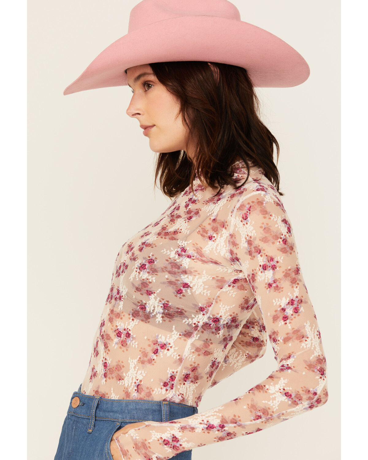 Free People Women's Printed Lady Lux Layering Top