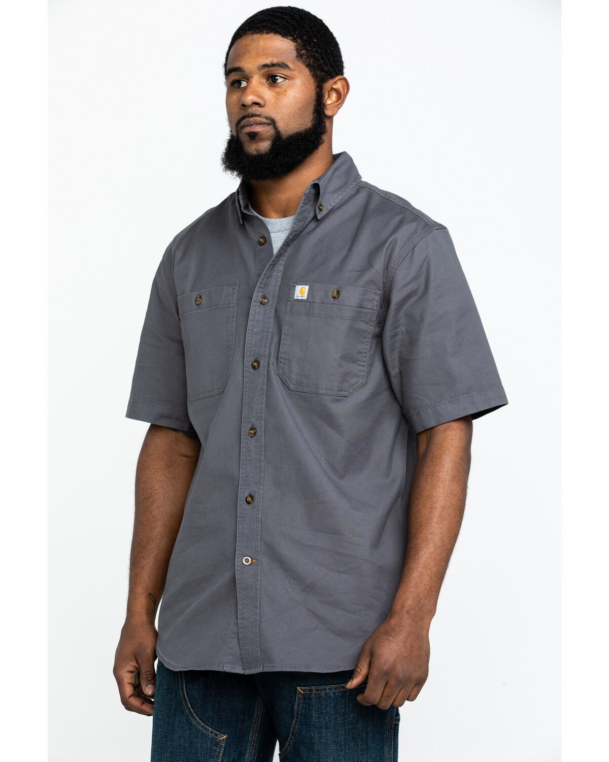 Carhartt Men's Rugged Flex Rigby Short Sleeve Work Shirt
