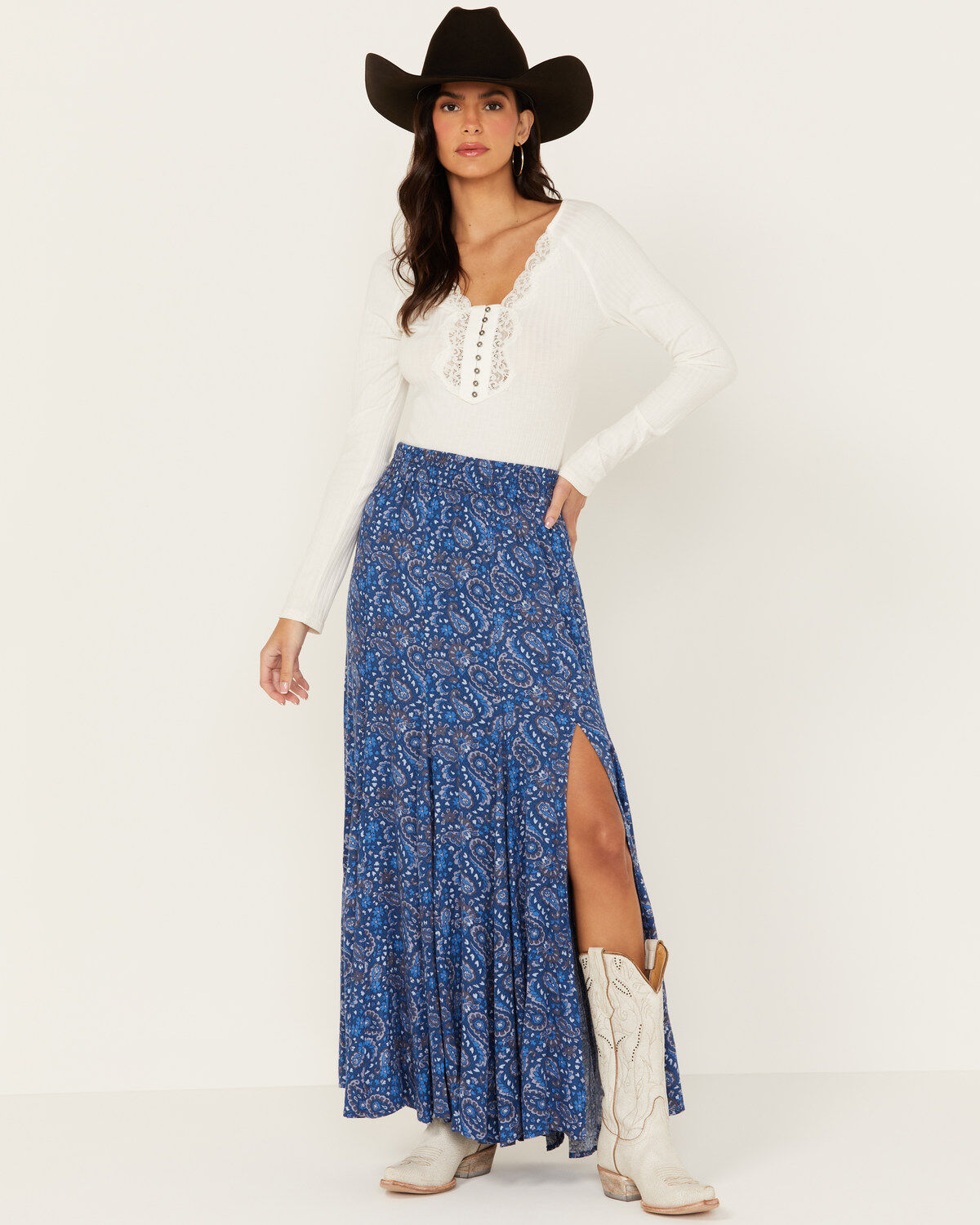 Idyllwind Women's Garrison Printed Maxi Skirt