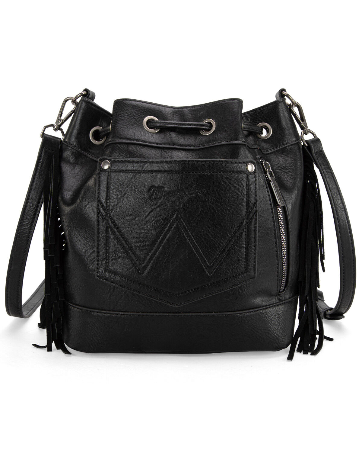 Wrangler Women's Daenerys Winter Southwestern Drawstring Crossbody Bag