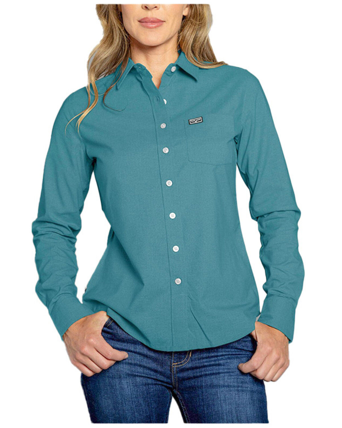 Kimes Ranch Women's Linville Long Sleeve Button-Down Western Stretch Shirt